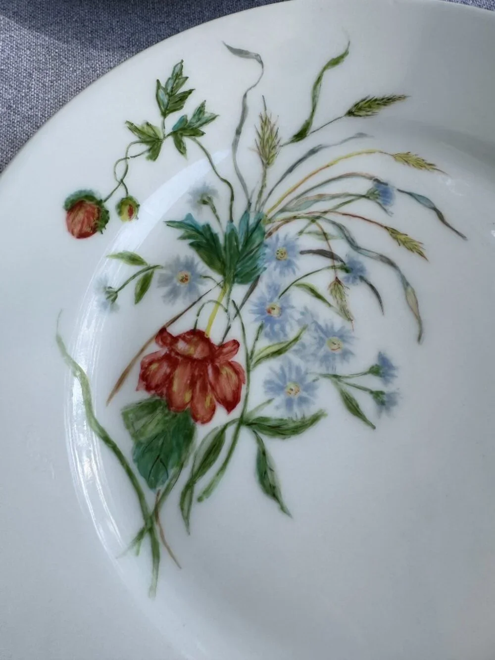 Haviland Limoges Floral Plates – Antique French Porcelain